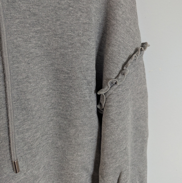 Cynthia Rowley Ruffle Sweatshirt - Picture 2 of 4